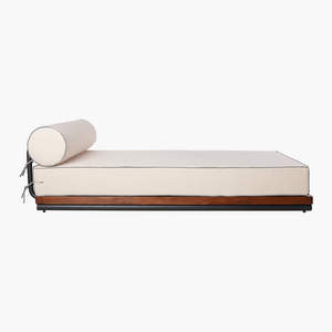 Oreiller rond piscine fête <span class=keywords><strong>bain</strong></span> <span class=keywords><strong>de</strong></span> <span class=keywords><strong>soleil</strong></span> Daybed meubles en teck <span class=keywords><strong>Chic</strong></span> chaise longue extérieure - Product Image 2