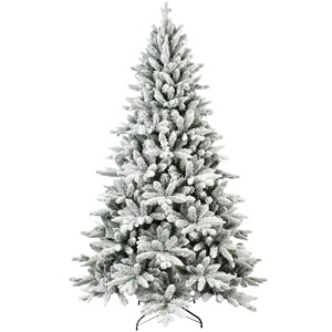 Promotion : <span class=keywords><strong>Sapin</strong></span> <span class=keywords><strong>de</strong></span> Noël <span class=keywords><strong>Artificiel</strong></span> Effet Neige 2,10 m (<span class=keywords><strong>180</strong></span> <span class=keywords><strong>cm</strong></span>) avec 1401 Aiguilles, Support Métallique Pliable, Montage Facile, Arbre <span class=keywords><strong>de</strong></span> Noël Articulé - Product Image 5