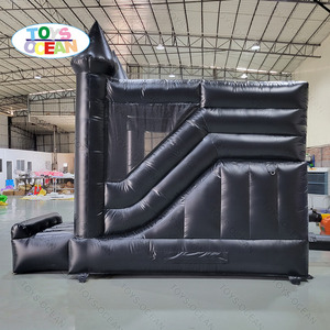 Château noir gonflable personnalisé de maison de rebond d'Halloween adapté à la location de fête de <span class=keywords><strong>vacances</strong></span> - Product Image 6