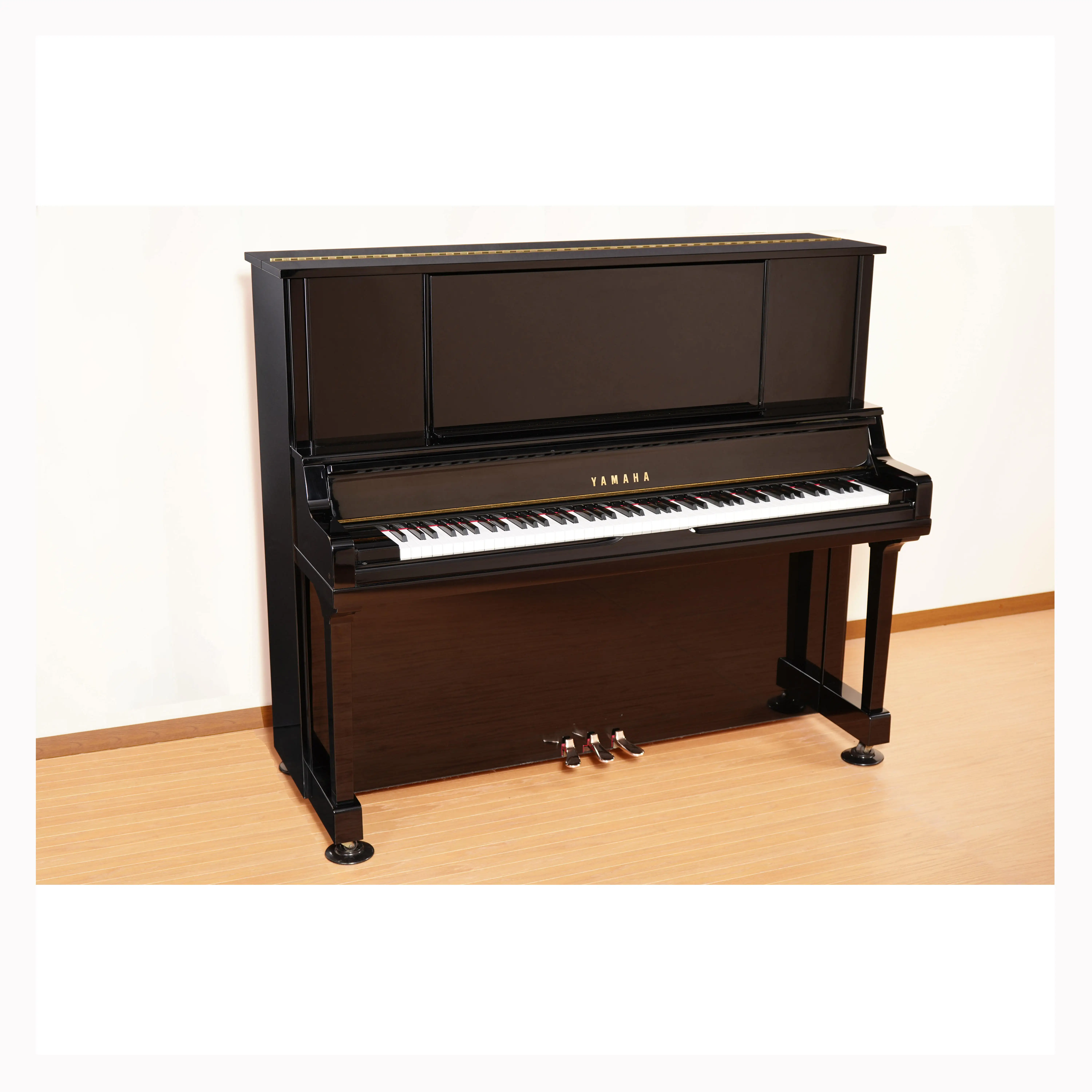 Siyah ayna parlak boyalı müzik aletleri satış kullanılan piyano profesyonel
