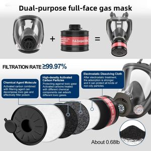 उच्च गुणवत्ता वाली सिलिकॉन रासायनिक श्वसन थोक गर्म बिक्री दोहरी उपयोग टैंक एकल या डबल फिल्टर विकल्प - Product Image 5