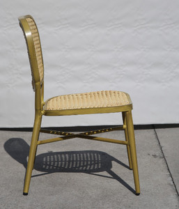 Muebles de ratán rústico de estilo europeo, silla de Metal de mimbre de bambú para restaurante - Product Image 4