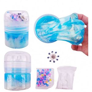Soft Sensory Air Dry Luminous Slime Glue Clear Molds Slime <b>Kit</b> for Kids and Adults - Product Image 5