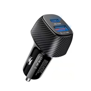 D2932 Incarcator Auto Rapid <span class=keywords><strong>Doua</strong></span> Porturi 52.5W, Power Delivery Type-C 30W, Chargeur rapide USB 3.1 22.5Wf chargeur de <span class=keywords><strong>voiture</strong></span> à charge rapide - Product Image 1