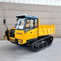 Camion à benne hydraulique amphibie tout-terrain pour le transport agricole, la construction et l'agriculture, prix d'usine à vendre
