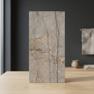 Modern Terrazzo Carving Glazed Porcelain Tiles 600x1200mm Vitrified Indoor Outdoor Floor <b>Wall</b> - Product Image 3