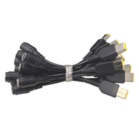 DC USB tipo C adaptador de corriente convertidor 65W portátil conector de alimentación hembra a macho USB C adaptador para Mbook para Lenovo para HP