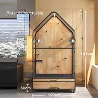 Vente chaude Portable perroquet canari volière Pet House intérieur extérieur utilisation perruche Cage perroquet Cages grandes Cages à oiseaux