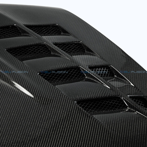 For 2001-2007 Mitsubishi Evolution EVO 8 9 CT9A VTX Cyber Edition Carbon Fiber Bonnet Engine Hood Track Version with Hood Latch - Product Image 3