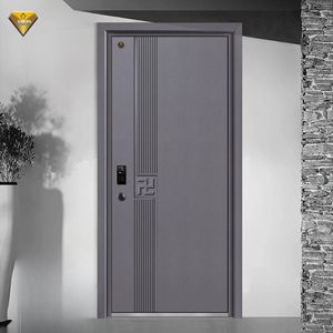 Porta d'Ingresso Moderna in Acciaio Ignifugo per Casa con Isolamento Termico e Design Antifurto di Sicurezza - Product Image 3