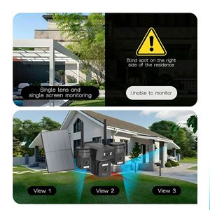 <span class=keywords><strong>Caméra</strong></span> <span class=keywords><strong>de</strong></span> sécurité solaire QL32 extérieure 9MP Ultra HD à 3 objectifs, <span class=keywords><strong>caméra</strong></span> PTZ WiFi 4G, détection humanoï<span class=keywords><strong>de</strong></span>, audio bidirectionnel, <span class=keywords><strong>caméra</strong></span> CCTV - Product Image 6