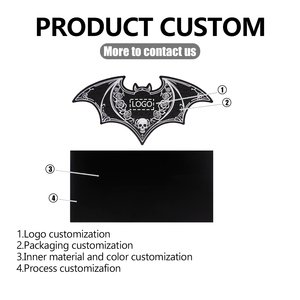 Palette de fards à paupières gothiques en gros, marque privée, fard à paupières noir <span class=keywords><strong>gothique</strong></span> à paillettes - Product Image 5