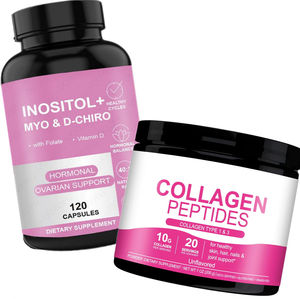 Private Label Premium Inositol-Nahrungsergänzungsmittel Myo-Inositol und D-Chiro-Inositol Mischung Kapseln Hormonelle Balance Pillen für Frauen - Product Image 1