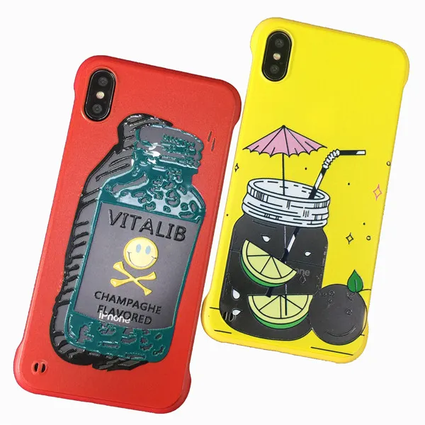 Tùy Chỉnh Điện Thoại Case In Ấn Cứng PC Varnish Điện Thoại Case In Cho Iphone 8 Plus 11 12 Embossed Relief Tùy Chỉnh In Điện Thoại Case