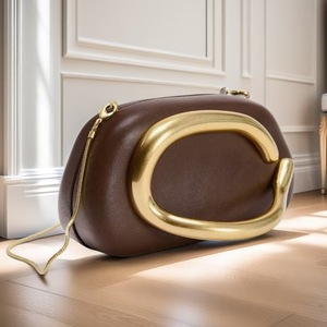 Bolso de mano vintage con cadena para mujer, nuevo, con patrón de mármol, informal, a la moda, clásico, ligero, para fiesta - Product Image 2