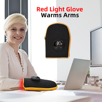 Masseur thermique pour les mains à lumière rouge rechargeable, appareil de thérapie par compresse chaude pour les mains, améliore la circulation sanguine