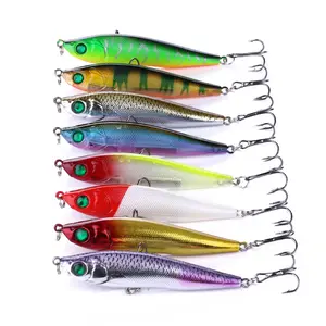 8 Stks/set 8.5Cm-13.6G Vissen Topwater Potlood Lokken Wobbler Wandelstok Aas