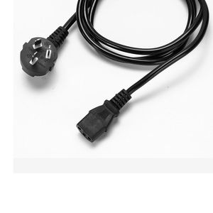 Cordon d'alimentation 0,75 m 1,5 m 1 m 2 m 3 m 5 m Noir Certifié CCC Durable Pour Moniteurs et Appareils ECG - Product Image 5