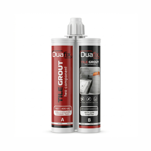 Lechada Epoxi de Dos Componentes 400ml, Impermeable, Resistente a Químicos, Relleno para Juntas de Azulejos para Paredes y Pisos Duafix - Product Image 1