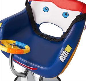 Vente en gros de chaises de barbier <span class=keywords><strong>vintage</strong></span> pour enfants en cuir et PU avec pièces en plastique pour les salons de coiffure - Product Image 3