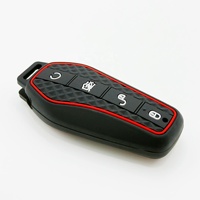 Housse de protection pour clé de voiture en silicone nid d'abeille à 4 boutons, compatible avec BYD Song Plus Tang Qin Han Dolphin Seagull Seal