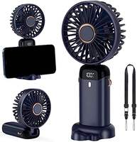 Ventilateur USB portable pliable en plastique, mini-ventilateur électrique rechargeable, idéal pour le bureau, les étudiants, la voiture, l'extérieur – Cadeau parfait – Meilleure vente 2026