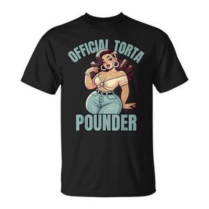 Camiseta Oficial Torta Pounder Latina Pinup, Diseño Cholo para Exhibición de Autos Mexicanos Latinos - Product Image 1