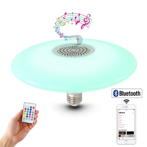RGB inalámbrico Bluetooth LED música bombilla Bluetooth Control inteligente bombilla disco LED con luz colorida por la noche - Product Image 1