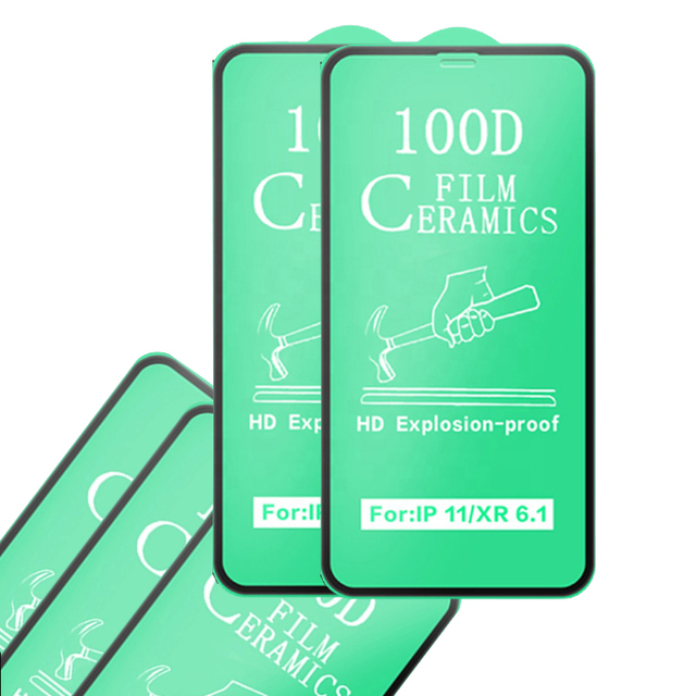 New 100D Ceramics Film Screen Protector Tempered Glass Protector for iPhone X Xs 11 12 Pro Max