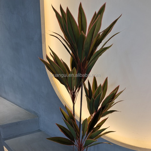 Haute Qualité En Plastique En Pot Vert Rouge Fougère Arbuste Haute Simulation Artificielle Cordyline Arbre Intérieur Décor À La Maison Herbe <span class=keywords><strong>Plante</strong></span> - Product Image 4