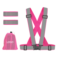 Kit de sécurité réfléchissant tout-en-un : Gilet, sangles de bras, pochette de voyage – Expédition rapide en 7 jours, prêt pour les uniformes d'équipe (OEM) CT31251