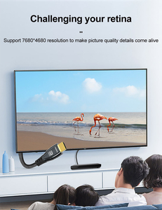 สาย HDMI 2.1 ความเร็วสูงพิเศษ A030 ผลิตจาก PVC รองรับ <span class=keywords><strong>PS5</strong></span> 8K/60Hz HDR EARC HDCP 48Gbps ความยาว 1 ม. 1.5 ม. 2 ม. 3 ม. 5 ม. สาย HDMI 8K - Product Image 4