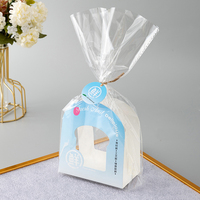 Ensemble de sacs d'emballage pour pain personnalisés OEM, manchon en papier imprimé sur mesure, sac à pain grillé avec attaches torsadées et autocollants