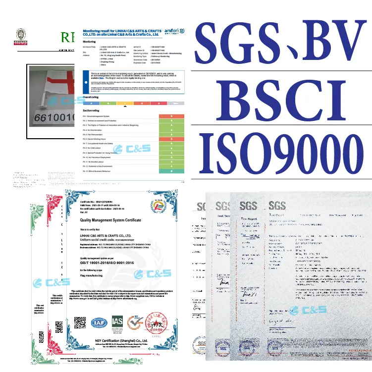 Bandiera personalizzata 3x5 in poliestere stampato con schermo digitale di grandi dimensioni