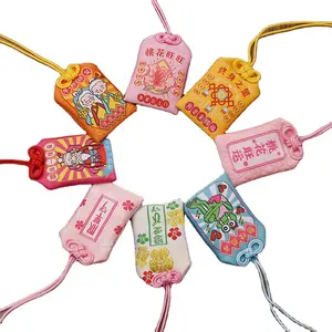 Japanese Shrine Lucky Amulet Good Luck Charms for Love Education Wealth Health Random Style,Omamori Charm