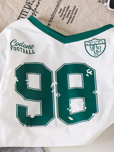 เสื้อเชิ้ตแขนยาวสีขาวลายตัวเลขสำหรับเด็กผู้หญิงฤดูใบไม้ผลิและฤดูใบไม้ร่วงใหม่พร้อมกางเกงสีเทาอ่อนสำหรับเด็กผู้หญิงอายุ 2-7 ปี - Product Image 4