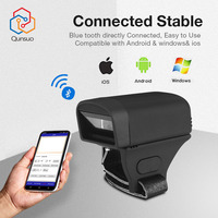 Mini Anillo con Escáner de Código de Barras 2D Bluetooth, Lector de Código de Barras de Bolsillo para una Gestión Eficiente de Almacenes, Venta al Por Mayor de Fábrica, en Stock