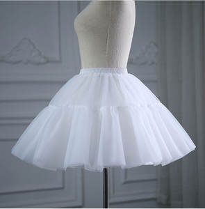 女童角色扮演软质支撑裙撑衬裙洛丽塔衬裙 100% 涤纶 纯色染色 - Product Image 3