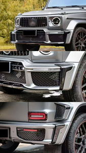 Kit de lifting pour W464 (2019-2024) et W465 (2025) : feux de toit, capot, cache-roue de secours, spoiler, compatible avec la Classe G W465 pour <span class=keywords><strong>Brabus</strong></span> G800 <span class=keywords><strong>G900</strong></span> - Product Image 5