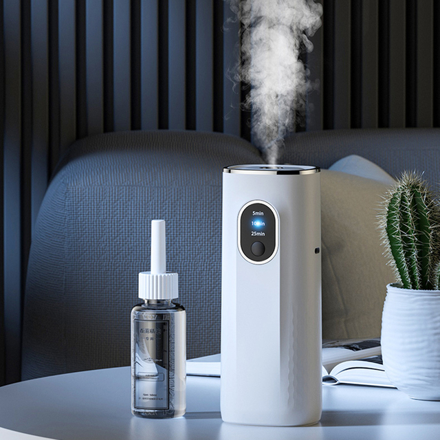 Scent Diffuser Machine Smart Portable Mini Humidifier USB Rechargeable Lithium Battery Ultrasonic Aroma Aromatherapy Essential