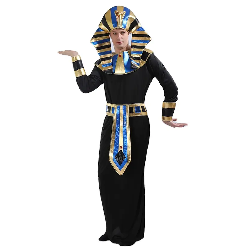 Costume d'halloween de Prince égyptien et costume sexy de reine d'egypte pour homme adulte