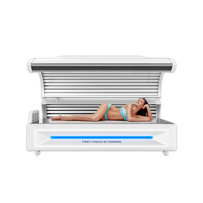 Advanced Solarium Tanning Bed with W6N UV Lamp Artificial Natural Tanning Machine for Skin beautification