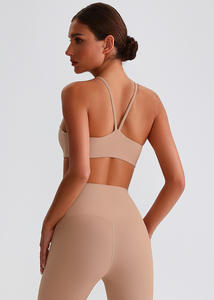 Haute qualité femmes côtelé <span class=keywords><strong>dos</strong></span> <span class=keywords><strong>nu</strong></span> sport <span class=keywords><strong>soutien</strong></span>-<span class=keywords><strong>gorge</strong></span> haut Fitness en plein air course Gym entraînements rembourré dames Sexy confortable Yoga <span class=keywords><strong>soutien</strong></span>-<span class=keywords><strong>gorge</strong></span> - Product Image 6