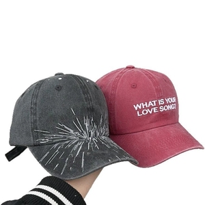 Gorra de Béisbol con Letras Bordadas 'What Is Your Love Song', Gorra de Moda Urbana - Product Image 4