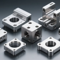 Composants en titane usinés CNC OEM Supports en aluminium en acier inoxydable Boîtiers de capteurs Spécialiste des pièces structurelles robotiques