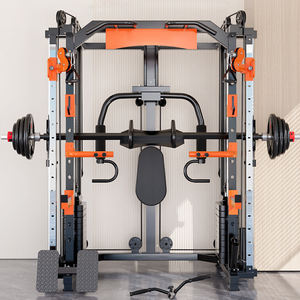 Smith Entraîneur complet Cadre Longmen Équipement de fitness à domicile Multi-fonctionnel Oiseau volant Accroupi et <span class=keywords><strong>couché</strong></span> <span class=keywords><strong>Presse</strong></span> - Product Image 1