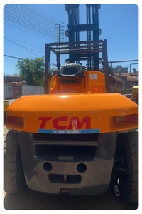 <b>Used</b> Diesel Forklift TCM FD100 10Ton Two/Three Stage Mast 1220x125x50 Dimensions Construction Equipment - Product Image 6
