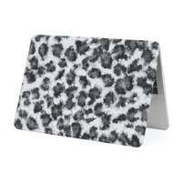 Étui pour ordinateur portable en cuir PU léopard mignon pour Mac Book Pro 13 2017/2018/2019/2020/2022