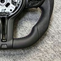 Volant de voiture sport en cuir pleine fleur pour BMW F06 F07 F30 F10 F11 F15 F16 F20 F21 F22 F31 F32 F36 F48 F80 E82 E90 X5 X6 F33