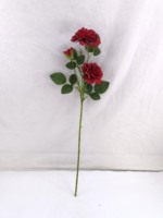 Fabrik-Großhandel Realistische Künstliche Chinesische Rosen-Blumensträuße für Heim- und Bürodekoration Esstisch Chinesisches Neujahr